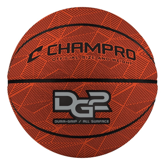 Dura-Grip 230 Rubber Basketball - ORANGE BODY - Regulation
