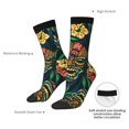 thumbnail image 4 of Fuzoiu Tropical Tribe Mask Print Athletic Crew Socks for Men & Women,Casual Crew Socks,Above Ankle Crew Socks for Business, Casual, 4 of 6
