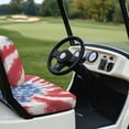 thumbnail image 4 of Aplkyhs Tie-Dye American Flag Club Car Seat Covers Universal Golf Cart Rear Seat Independence Day Golf Cart Seat Cover Club Car Seat Cushion Club Car Seat Covers, 4 of 7