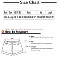 thumbnail image 5 of Aobny Womens Shorts Hotpants Jean Denim Bottom Baggy Plus Size Womens Shorts Casual,Red,XXXL, 5 of 5