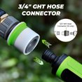 thumbnail image 6 of RainPoint Garden Hose Nozzle Thumb Control Detachable Water Nozzle with 10 Spray Patterns for Watering Plants and Lawns, 6 of 7