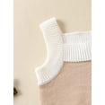 thumbnail image 6 of nvzhuang Infant Baby Girls Clothes Suits Sleeveless Knitted Tank Tops Elastic Waist Shorts 2Pcs Set, 6 of 9