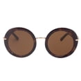 thumbnail image 2 of Kennedy Sun Readers Luxurious High-End Brown Tortoiseshell and Gold Reading Glasses by NY Fifth Avenue", 2 of 3