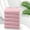🔥 pink#33551, variant on Bamboo Fiber Face Towel Set | Soft Absorbent Solid Color Washcloths | Gentle Cleansing Bath & Shower Towels | Odorless Skin-Friendly | Pack of 5 | 60x30cm | Yellow Blue Green