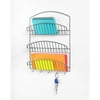 Pantry Works 3-Tier Wall Mount Letter Holder Chrome