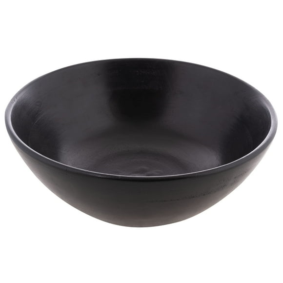 Karma Cadeaux Bol en Bois Noir Grand