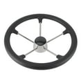 thumbnail image 3 of Five Spoke Steering Wheel,15.5in Boat Steering Wheel Ship Accessory Steering Wheelwith Foam Grip Optimized for Excellence, 3 of 8