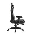 thumbnail image 4 of Posh Living Mari Faux Leather Game Chair Grey, 4 of 9