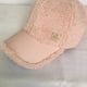 thumbnail image 5 of Gorro de invierno con agujero para cola de caballo para mujeres y hombres, para viajes al aire libre, de piel sintética, con retazos de lana de cordero, gorra de béisbol, 5 of 5