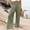 Army Green, variant on Cotton Linen Pants for Women High Waisted Linen Pants Women Linen Pants Wide Leg Linen Pants Flowy Wide Leg Drawstring High Waist Gauchos for Women Drawstring Elastic Waist Dark Gray S-2XL
