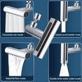 thumbnail image 3 of 1 Uds. Adaptador de ExtensióN para Grifo de Cocina en Cascada Real, Giratorio de 720 °, 4 Modos, Burbujeador Presurizado en Cascada Multifuncional, B, 3 of 5