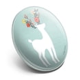 thumbnail image 2 of Deer and Flowers Metal 1.1" Tie Tack Hat Lapel Pin Pinback, 2 of 5