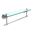 thumbnail image 5 of Astor Place 22-in  Glass Vanity Shelf  with Integrated Towel Bar in Antique Pewter, 5 of 5