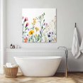 thumbnail image 3 of Botanical Floral Wall Art Painting on Canvas, Farmhouse Watercolor Floral Canvas Art Home Prints Wall Art Framed Modern Artwork for Living Room Bedroom Wall Decor 20x20in, 3 of 9