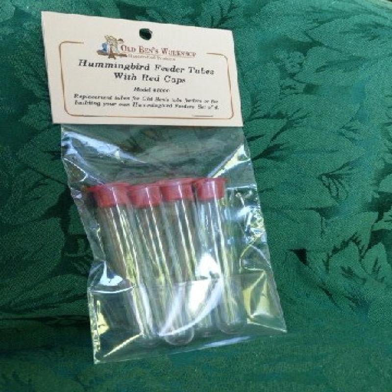 Hummingbird Feeder Tubes With Red Cap Walmart Com