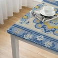 thumbnail image 4 of JEUXUS Table Cloth Printing Square Table Cover 44in, 48in, 54in, 60in White, 4 of 7
