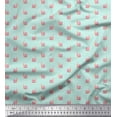 thumbnail image 1 of Soimoi Crepe Silk Fabric Snail Insects Fabric Prints by Yard 42 Inch Wide, 1 of 3