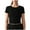 Black-01, variant on Mittory Short Sleeve Crop Tops for Women Trendy Cotton Slim Fitted Tees Basic Tshirts Tight Cropped T Shirts