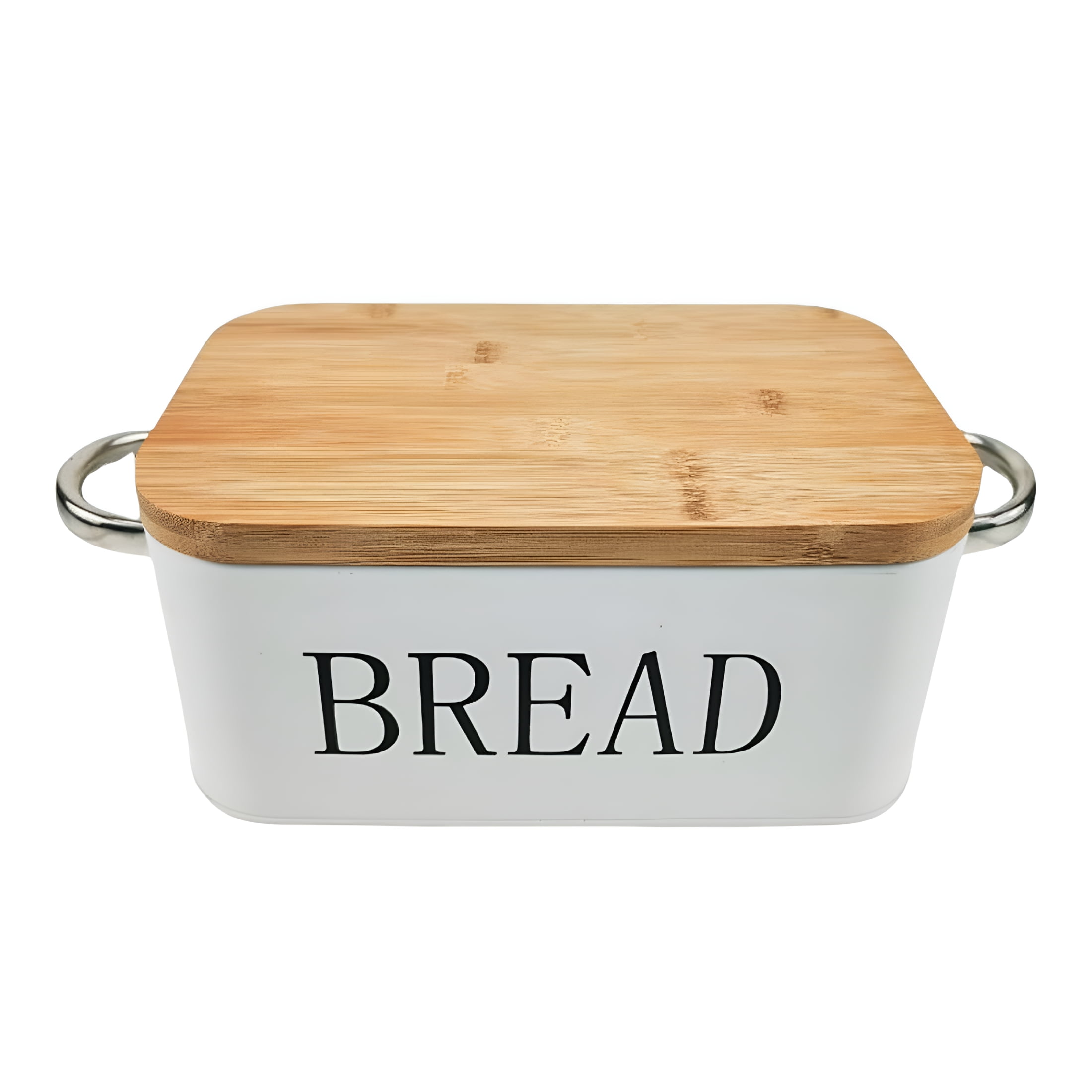 ACDANC 2026 New Rustic Style Multi Purpose Bread Storage Container with Cutting Board Lid Counter Bread Box for Coffee Shop Kitchen