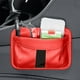 thumbnail image 1 of Bolsa de almacenamiento para coche con soporte para teléfono | Organizador de malla adhesiva para coche | Bolsa colgante con múltiples bolsillos y compartimento para guardar llaves, tarjetas y, 1 of 6