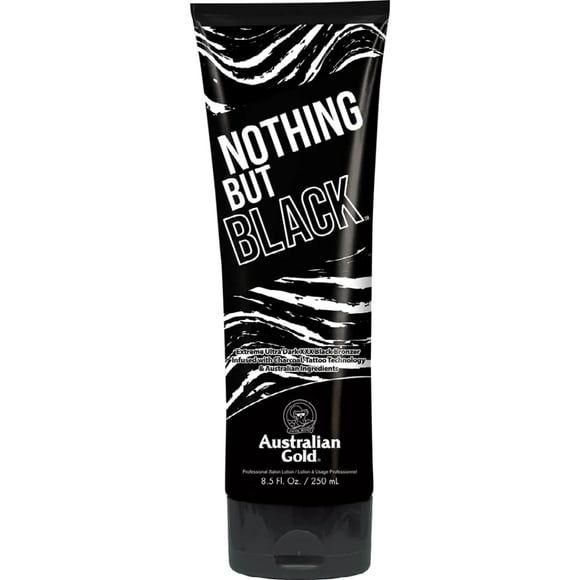 Australian Gold Extreme Ultra Dark XXX Black Bronzer 8.5 oz, Black, with Charcoal & Tattoo Technology