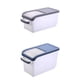 thumbnail image 1 of 2 Uds Contenedor de Grano Sellado para Alimentos Contenedor de Comida para Mascotas Hogar Cocina Sunnimix Cubo de arroz, 1 of 8