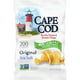 Photo 1 of **BEST BY 10,2022** 
Cape Cod Potato Chips, Less Fat Original Kettle Cooked Chips, 1.5 oz 56count