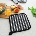 thumbnail image 3 of Better Houseware Striped Pot Holder (Black), 1683/E, 3 of 4