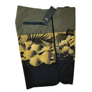 Men's Oakley Board Short Flower Block Seamless 19 Dark Brush - Size 38