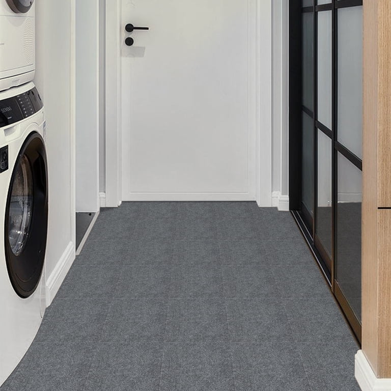 BMYJ 24x24 Inch Peel & Stick Carpet Tiles (6-Pack) - Self-Adhesive Non BMYJ 24x24 Inch Peel & Stick Carpet Tiles (6-Pack) - Self-Adhesive Non