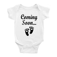 thumbnail image 1 of Baby Coming Soon Cute Baby Bodysuit Newborn Clothes, 1 of 3