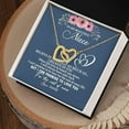 thumbnail image 2 of Birthday Gift To My Niece Necklace from Aunt, Interlocking Heart Necklace with Heart Touching Message Card and Gift Box, Zircon Necklace Gift for Niece, Christmas Gift for Her, 2 of 5