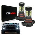 thumbnail image 7 of ICBEAMER 5201 5202 LED Fog Light Bulbs Extremely Bright H16 LED Bulb High Power 50W 12V LED 9009 5202 Bulb for Signal, Turn, Brake, Parking, Tail, DRL Fog Lights, Bright White (Set of 2), 7 of 7