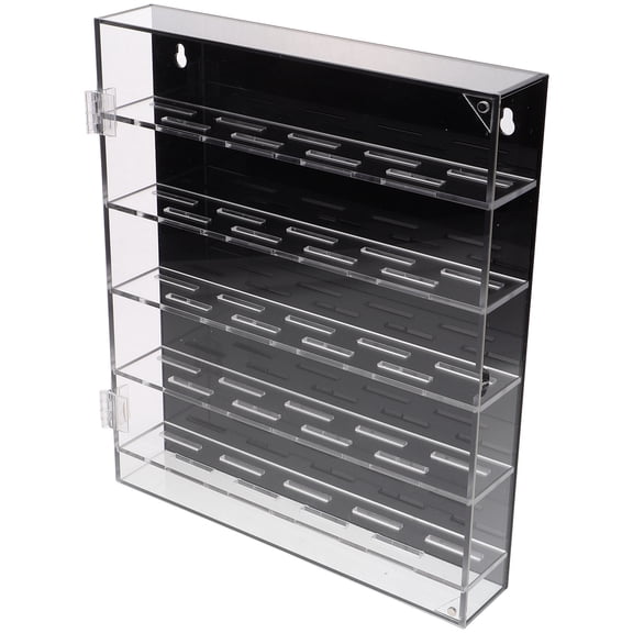 WHAMVOX Transparent Glass Coin Organizer and Storage Case