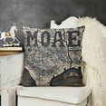 thumbnail image 2 of YINGXI  Throw Pillow Covers , USA Map Decorative Pillow Cover for Couch, Ohio Gift Farmhouse Patriotic Home Decor Square 22x22in, 2 of 5