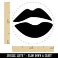 thumbnail image 2 of Kiss Lips Self-Inking Rubber Stamp Ink Stamper - Orange Ink - Medium 1 Inch, 2 of 7