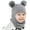 Gray, variant on Baby Winter Hat Scarf Set, Unisex Infant Toddler Kids Hat Scarf
