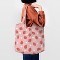 thumbnail image 4 of Vsdgher Strawberry Print canvas Tote Bag, Lightweight Cloth Bags, Suitable for shopping, groceries, travel, 4 of 4