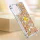 thumbnail image 4 of Funda para Xiaomi POCO F5 5G con Brillo Líquido Flotante, Purpurina, Parachoques y Anillo Giratorio Soporte, 4 of 5
