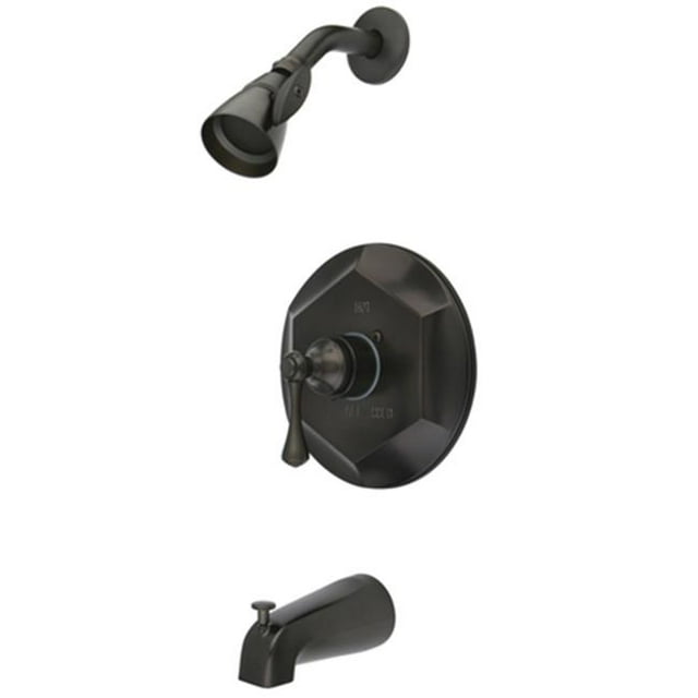 Kingston Brass KB4635BL Robinet de Baignoire et Douche à une Poignée