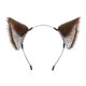 thumbnail image 4 of Diadema con orejas de gato Yuyangstore para Anime Cosplay Marrón, 4 of 8