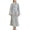Blue, variant on Women's Fuzzy Bath Robe Fleece Plush Long Bathrobes Thick Winter Warm Baggy Long Bathrobe Belt Comfy Cold Weather Blue Medium-Large