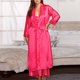 thumbnail image 5 of Batas de moda para mujer, cómodas, de color, con encaje, para el hogar, para dormir, albornoz, pijamas para mujer, 5 of 5