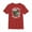 Red, variant on Boy's Star Wars Christmas Yoda May the Force Graphic Tee Red Medium