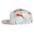 thumbnail image 3 of Fotbe Koi Fish Corals,Spring Summer Flat Bill Visor Cap Classic Snapback Hat Polyester Foam Trucker Hat Trucker Cap Adjustable Baseball Cap, 3 of 9