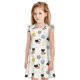 thumbnail image 1 of Fotbe Cute Cat Vestido de Dormir para Niñas de 3 a 10 Años, Mangas Cortas, Estilo Princesa, Pijama Camisón con Mangas Voladas-Small, 1 of 6