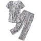 Femmes Mignon Pyjamas de Bande Dessinée Casual 2 Pièces Vêtements de Nuit Ensemble de Nuit – image 1 sur 6