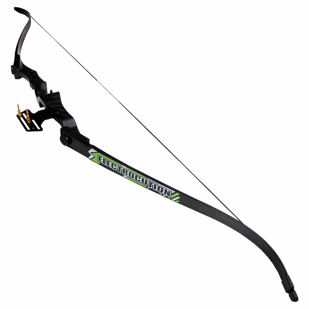 40 lb Black / White / Camouflage Camo Archery Hunting Recurve Bow w