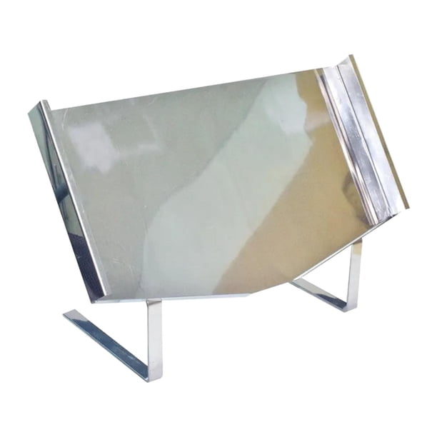 Soporte para panal de abejas de acero inoxidable con base , bandeja estable para desopercular panales de abejas para hoteles.