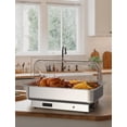 thumbnail image 4 of QinaQin Réchaud Électrique pour Aliments en Acier Inoxydable de Qualité Commerciale avec Contrôle de la Température - Réchaud de Buffet de 9 Pintes, Convient au Service Traiteur, aux Mariages et à Divers Événements, 4 of 7
